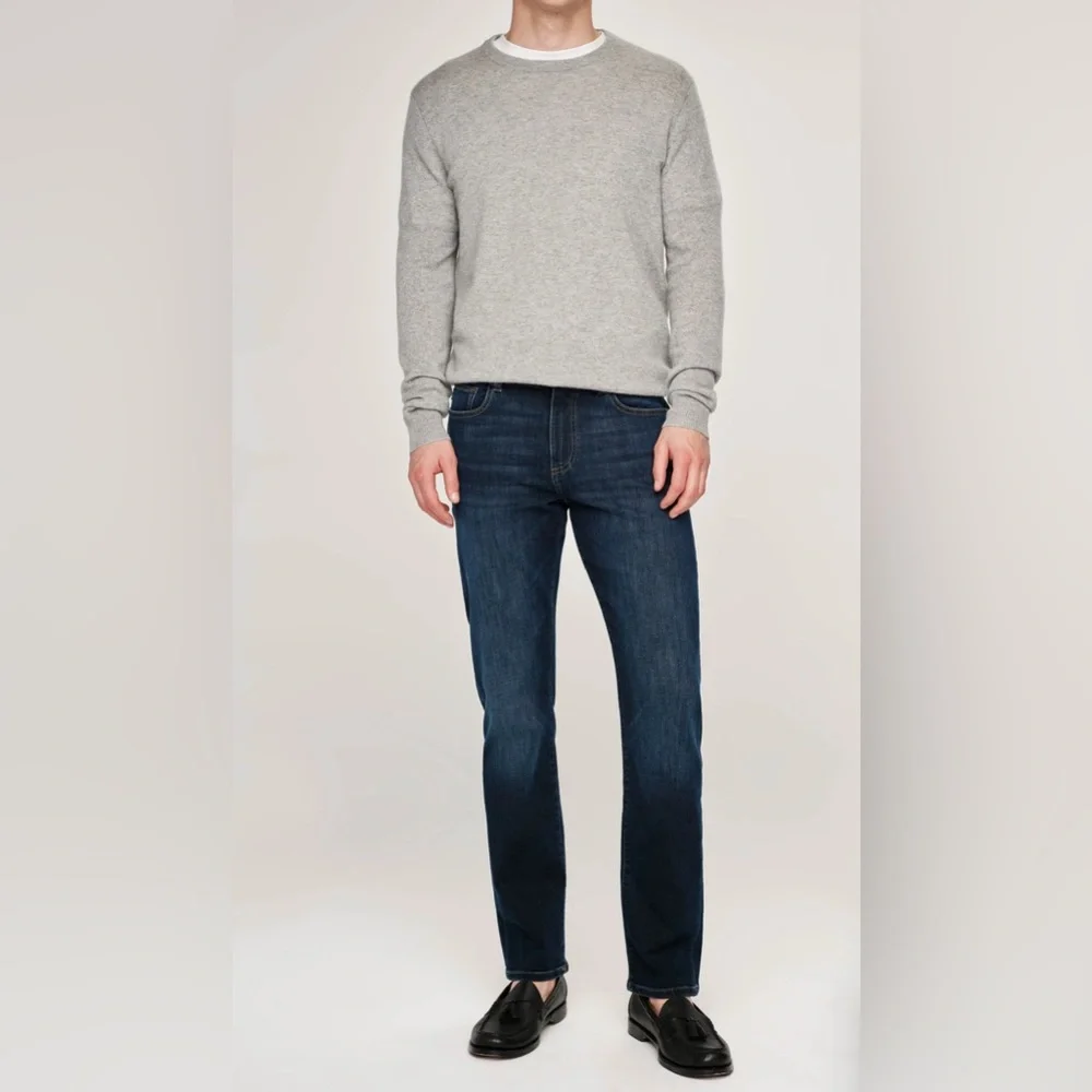 Russell Slim Straight Blue Jeans‎ Thunderbird (Dark Indigo) 34x32 Denim